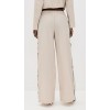Sample Sport Snap Placket At Sides On-Seam Side Pockets Solid Color Casual Pants