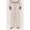 Sample Sport Snap Placket At Sides On-Seam Side Pockets Solid Color Casual Pants
