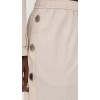Sample Sport Snap Placket At Sides On-Seam Side Pockets Solid Color Casual Pants
