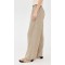 Fashion Sample Covered Elastic Waistband On-Seam Side Pockets Casual Pants