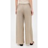 Fashion Sample Covered Elastic Waistband On-Seam Side Pockets Casual Pants