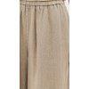 Fashion Sample Covered Elastic Waistband On-Seam Side Pockets Casual Pants