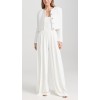 Elegant Sample Pleated Design Hidden Zip At Side Solid Color Casual Pants