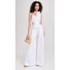 Hot Sale Sample Pleated Waist Covered Elastic At Back Waist Solid Color Pants