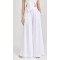 Hot Sale Sample Pleated Waist Covered Elastic At Back Waist Solid Color Pants