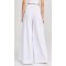 Hot Sale Sample Pleated Waist Covered Elastic At Back Waist Solid Color Pants