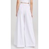 Hot Sale Sample Pleated Waist Covered Elastic At Back Waist Solid Color Pants