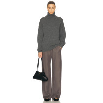 Stylish High quality Sophisticated Fashionable Hot sale High neckline Woman's Sweaters