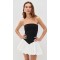 Sexy Elegant Bandeau Neckline Sleeveless Slim Open Back Bubble Hem Party Dress
