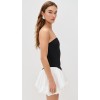 Sexy Elegant Bandeau Neckline Sleeveless Slim Open Back Bubble Hem Party Dress