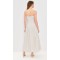 Sample Elegant Bandeau Neckline Sleeveless Backless Solid Color Stripe Pattern Dress
