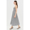 Daily Sample Camisole Sleeveless Checkered Pattern Backless Tight  Waist Casual Dress