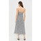 Daily Sample Camisole Sleeveless Checkered Pattern Backless Tight  Waist Casual Dress