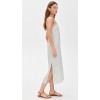 Sample Daily Camisole Sleeveless Square Neckline Stripe Pattern Backless Casual Dress