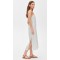 Sample Daily Camisole Sleeveless Square Neckline Stripe Pattern Backless Casual Dress