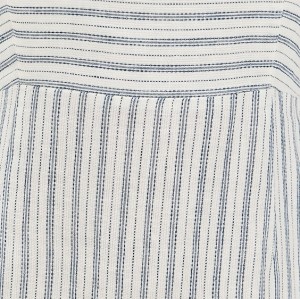 Sample Daily Camisole Sleeveless Square Neckline Stripe Pattern Backless Casual Dress