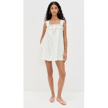 Cute Sample Square Neckline Sleeveless Tie At Bust Floral Pattern Casual Dress