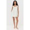 Cute Sample Square Neckline Sleeveless Tie At Bust Floral Pattern Casual Dress