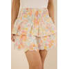 Customized Fashionable High quality New style Print floral Pleat High quality Woman's Mini Dress