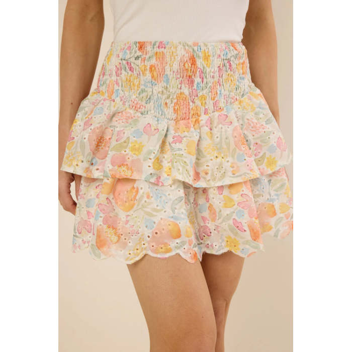 Customized Fashionable High quality New style Print floral Pleat High quality Woman's Mini Dress