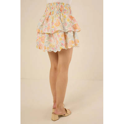 Customized Fashionable High quality New style Print floral Pleat High quality Woman's Mini Dress