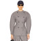2025 Hot Sale Fashionable Vintage Puff Sleeve Double Breasted Slim Fit Grey Blazer