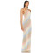 Ladies Sexy Elegant Halter neckline Backless Sleeveless Translucence Woman's Long Dress