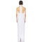 Halter neck Gown Sheer mesh Cut out Detail Bodycon Minimalist Draped Sash Woman's Long Dress