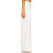 Exquisite Customized Simple Elegant White High Waisted Wide Leg Trousers