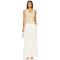 Exquisite Customized Simple Elegant White High Waisted Wide Leg Trousers
