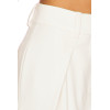 Exquisite Customized Simple Elegant White High Waisted Wide Leg Trousers