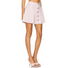 Exquisite Fashionable Elegant Sweet Style Pink Buttoned Pleated Mini Skirt