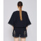 Sample Handsome Batwing Sleeve V-Neckline Embroidered And Beaded Casual Tops