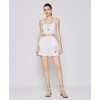 OEM Custom Women's Sexy Sample Camisole with Square Neckline, Embroidery Design in Solid Colors