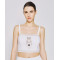 OEM Custom Women's Sexy Sample Camisole with Square Neckline, Embroidery Design in Solid Colors