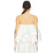 New Fashion Off shoulder Pleat High quality Backless Sleeveless Sexy Elegant Woman's Blouses