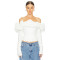 Fashionable Hot sale High quality Off shoulder Long sleeve Sexy Elegant Woman's Blouses
