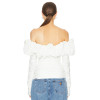 Fashionable Hot sale High quality Off shoulder Long sleeve Sexy Elegant Woman's Blouses