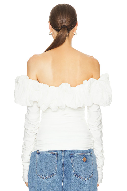 Fashionable Hot sale High quality Off shoulder Long sleeve Sexy Elegant Woman's Blouses