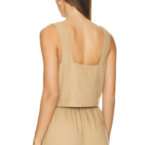 High quality Hot sale Casual Elegant Backless Sleeveless Sexy Woman's Camisole Blouses
