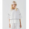 Sample Daily Boat Neckline Piping Details Batwing Sleeve Casual Dress