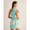 High quality One shoulder Sexy Elegant Fashionable Freedom Bow trim Woman's Mini Dress