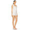 Fashionable Sweet Style White Lace Romper Romantic Bow Tie Shoulder Straps Mini Dress