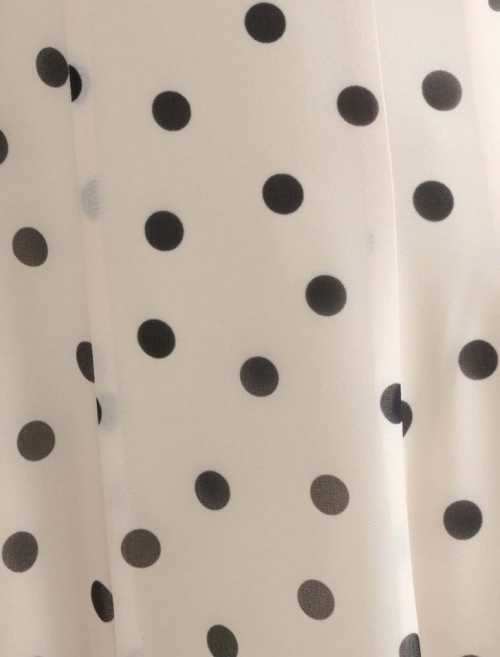 Elegant Bandeau Neckline Sleeveless Polka-Dot Print All Over High Waist Casual Dress