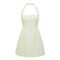 Stylish Simple style Halter neckline Backless Sleeveless Slim Woman's Mini Dress