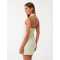 Stylish Simple style Halter neckline Backless Sleeveless Slim Woman's Mini Dress