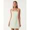 Stylish Simple style Halter neckline Backless Sleeveless Slim Woman's Mini Dress