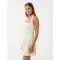 Stylish Simple style Halter neckline Backless Sleeveless Slim Woman's Mini Dress