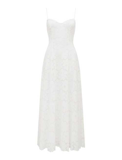 Elegant Sample Camisole Sleeveless V-Neckline Back Cut Out Solid Color Casual Dress