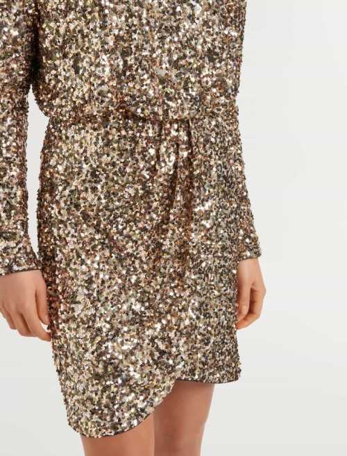 Gorgeous Sequin Stylish Elegant Unique Party perfect Gala worthy High quality Woman's Mini Dress